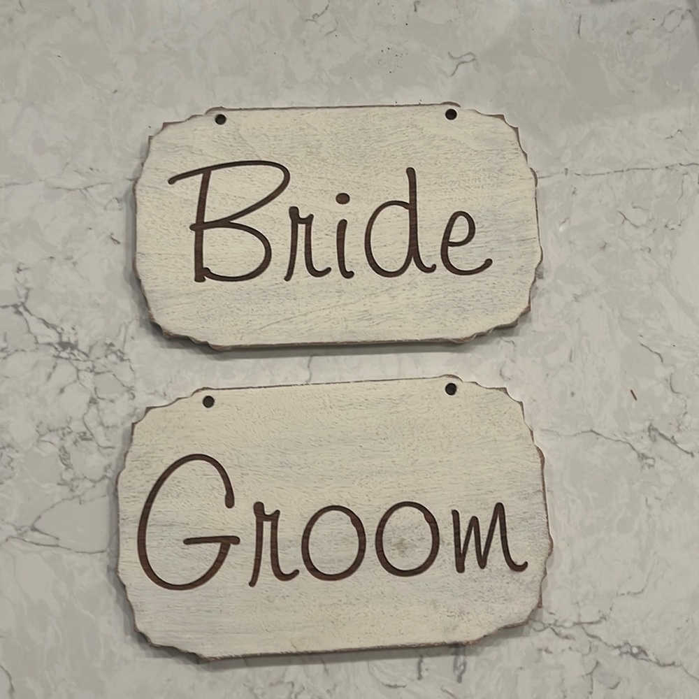 Wedding signs